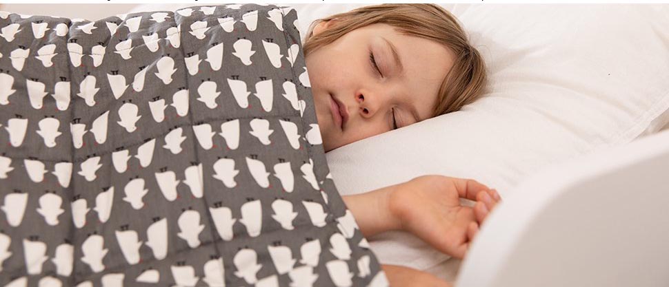 weighted blanket to help toddler sleep