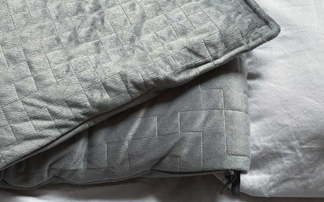 how to make a weighted blanket with removable weights